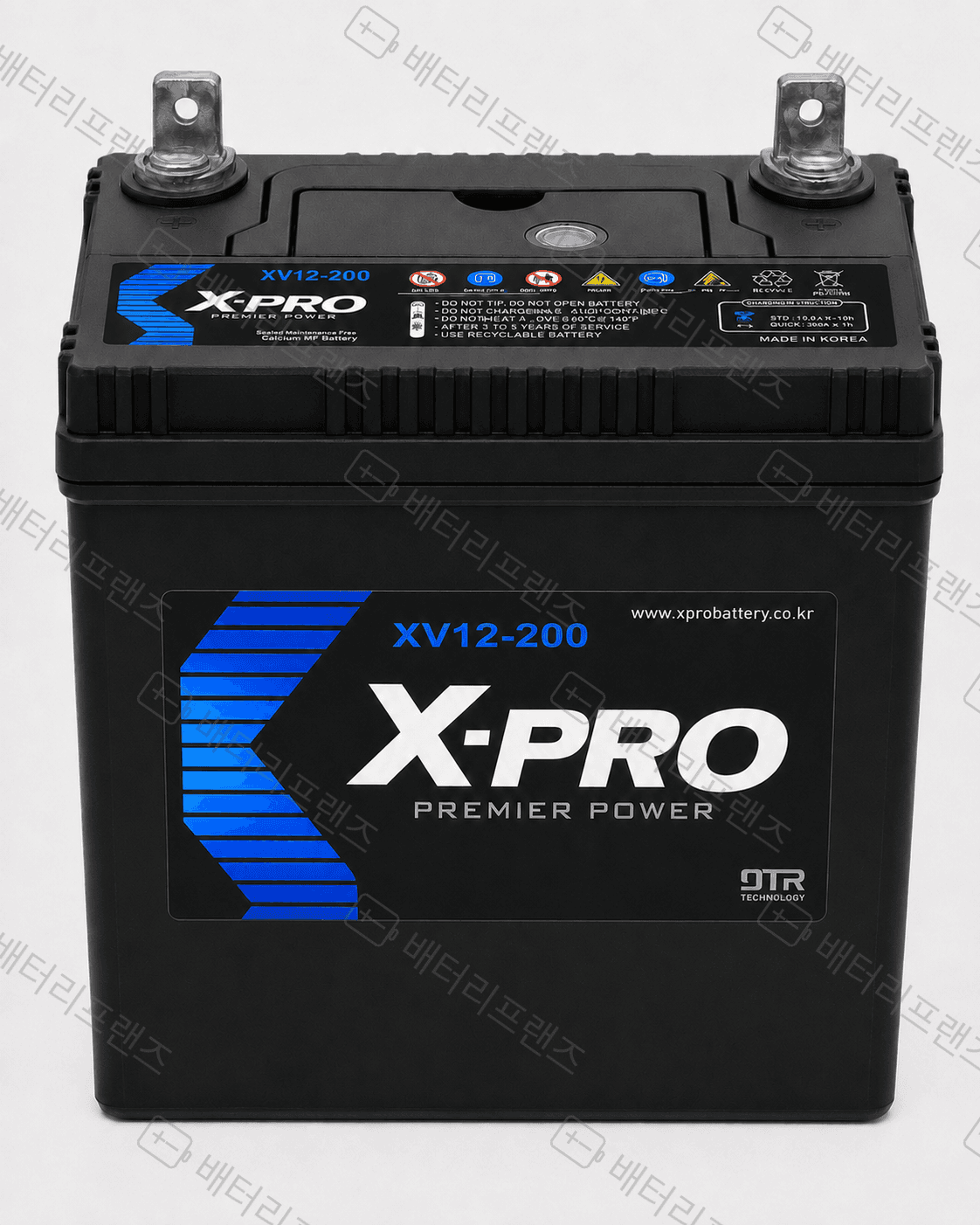 엑스프로 XV12-200 12V 208Ah 산업용 배터리 UPS 비상전원용