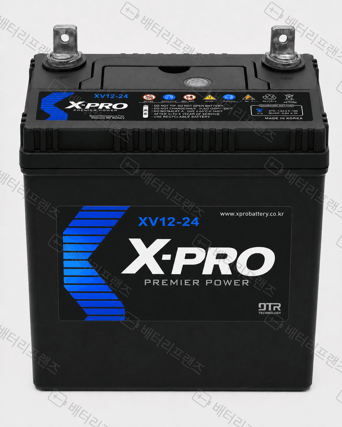 엑스프로 XV12-24 12V 24Ah 산업용 배터리 UPS 비상전원용
